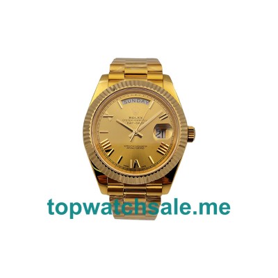 40MM Swiss Gold Cases Replica Rolex Day-Date 228238 UK Watches >> Rolexsubmariner.me