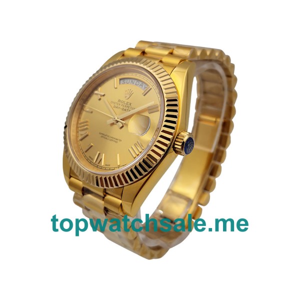 40MM Swiss Gold Cases Replica Rolex Day-Date 228238 UK Watches >> Rolexsubmariner.me