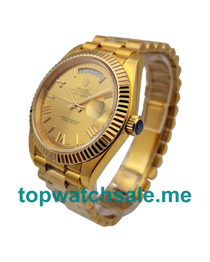 40MM Swiss Gold Cases Replica Rolex Day-Date 228238 UK Watches >> Rolexsubmariner.me