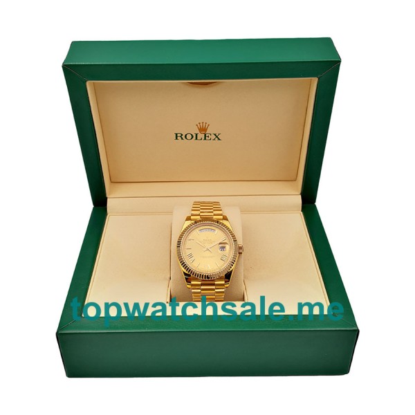 40MM Swiss Gold Cases Replica Rolex Day-Date 228238 UK Watches >> Rolexsubmariner.me