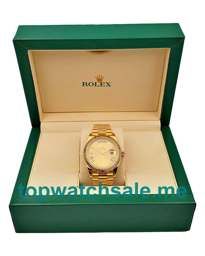 40MM Swiss Gold Cases Replica Rolex Day-Date 228238 UK Watches >> Rolexsubmariner.me