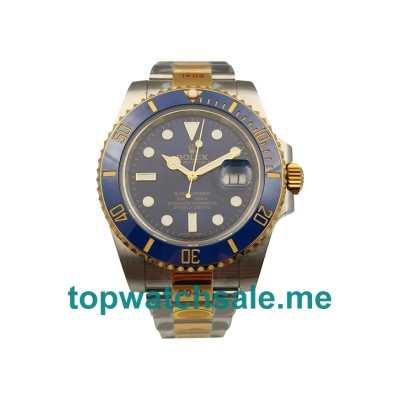 40MM Swiss Steel And Gold Cases Replica Rolex Submariner 116613 LB JF UK Watches >> Rolexsubmariner.me