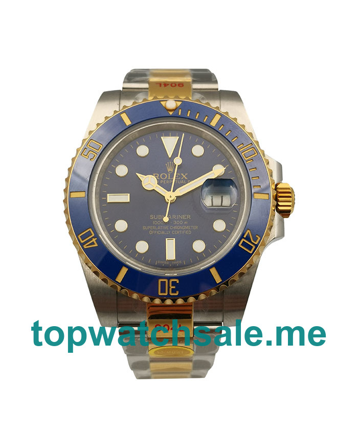 40MM Swiss Steel And Gold Cases Replica Rolex Submariner 116613 LB JF UK Watches >> Rolexsubmariner.me