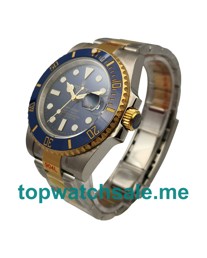 40MM Swiss Steel And Gold Cases Replica Rolex Submariner 116613 LB JF UK Watches >> Rolexsubmariner.me