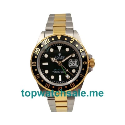 40MM Steel And Gold Cases Replica Rolex GMT-Master II 16713 LN UK Watches >> Rolexsubmariner.me