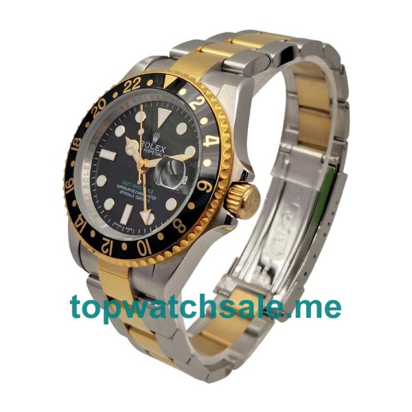 40MM Steel And Gold Cases Replica Rolex GMT-Master II 16713 LN UK Watches >> Rolexsubmariner.me