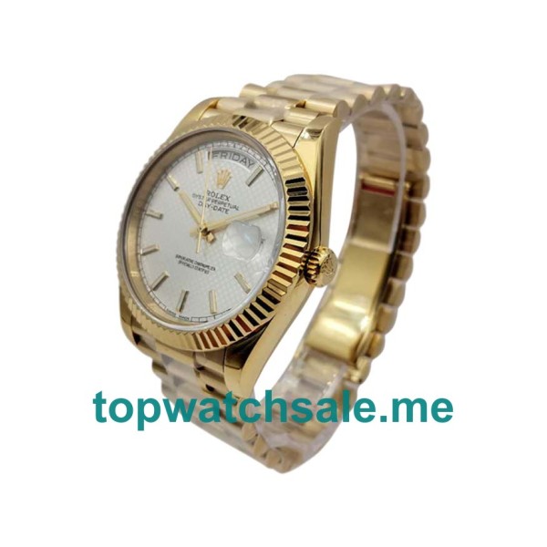 40MM Swiss Gold Cases Replica Rolex Day-Date 228238 UK Watches >> Rolexsubmariner.me