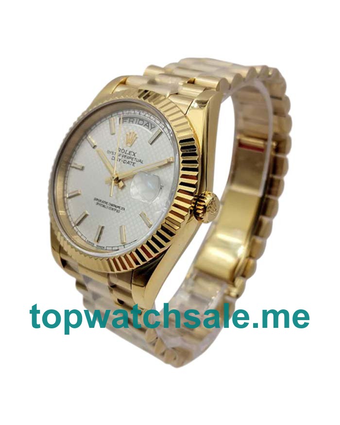 40MM Swiss Gold Cases Replica Rolex Day-Date 228238 UK Watches >> Rolexsubmariner.me