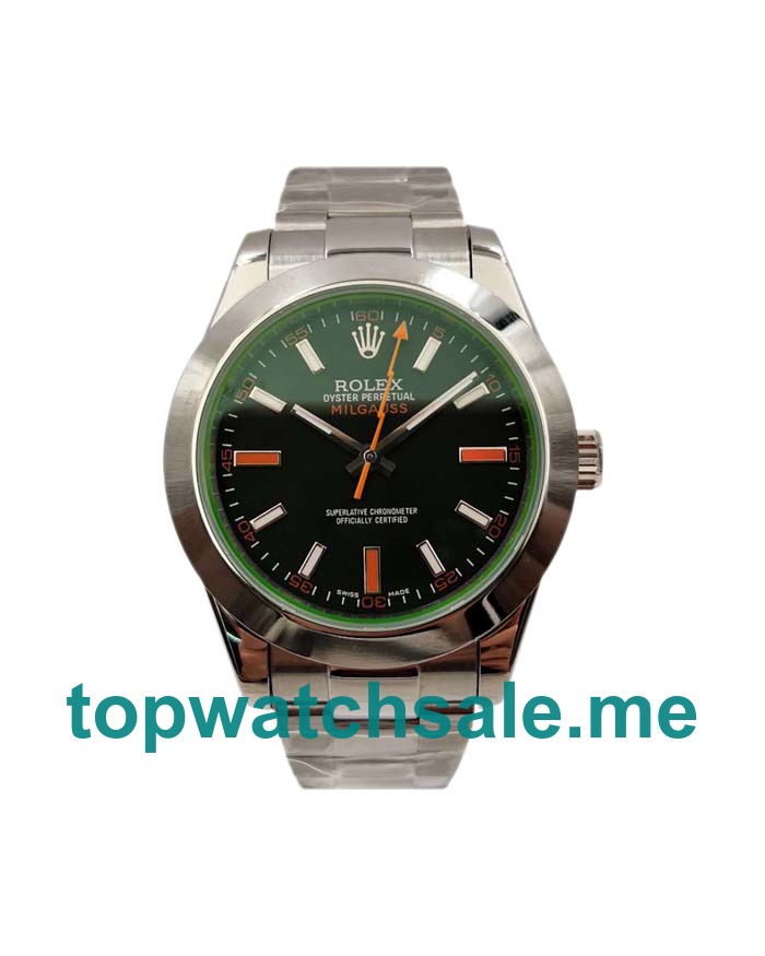 40MM Swiss Steel Cases Replica Rolex Milgauss 116400 GV UK Watches >> Rolexsubmariner.me