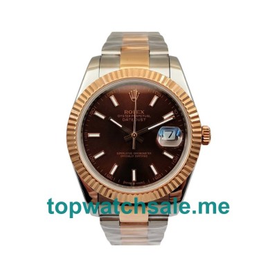 41MM Swiss Steel And Rose Gold Cases Replica Rolex Datejust 126331 UK Watches >> Rolexsubmariner.me