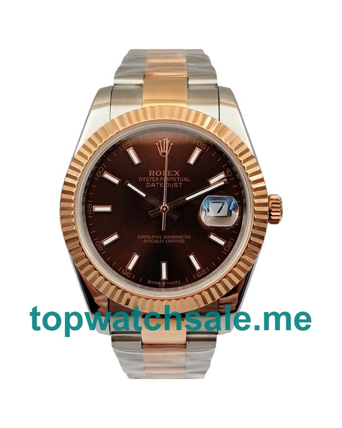 41MM Swiss Steel And Rose Gold Cases Replica Rolex Datejust 126331 UK Watches >> Rolexsubmariner.me