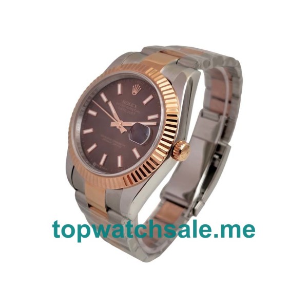 41MM Swiss Steel And Rose Gold Cases Replica Rolex Datejust 126331 UK Watches >> Rolexsubmariner.me