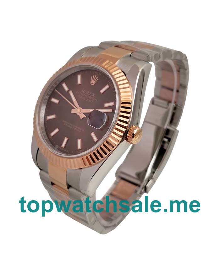 41MM Swiss Steel And Rose Gold Cases Replica Rolex Datejust 126331 UK Watches >> Rolexsubmariner.me