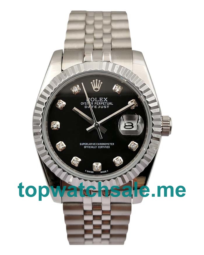 36MM Steel And White Gold Cases Replica Rolex Datejust 116234 UK Watches >> Rolexsubmariner.me