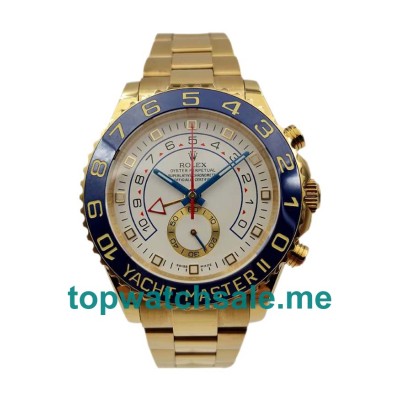 44MM Swiss Gold Cases Replica Rolex Yacht-Master II 116688 JF UK Watches >> Rolexsubmariner.me