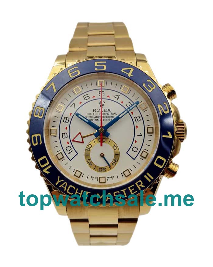 44MM Swiss Gold Cases Replica Rolex Yacht-Master II 116688 JF UK Watches >> Rolexsubmariner.me