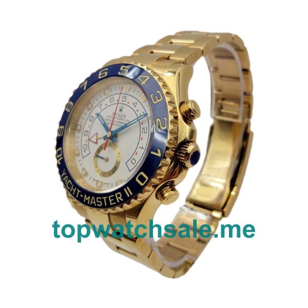 44MM Swiss Gold Cases Replica Rolex Yacht-Master II 116688 JF UK Watches >> Rolexsubmariner.me