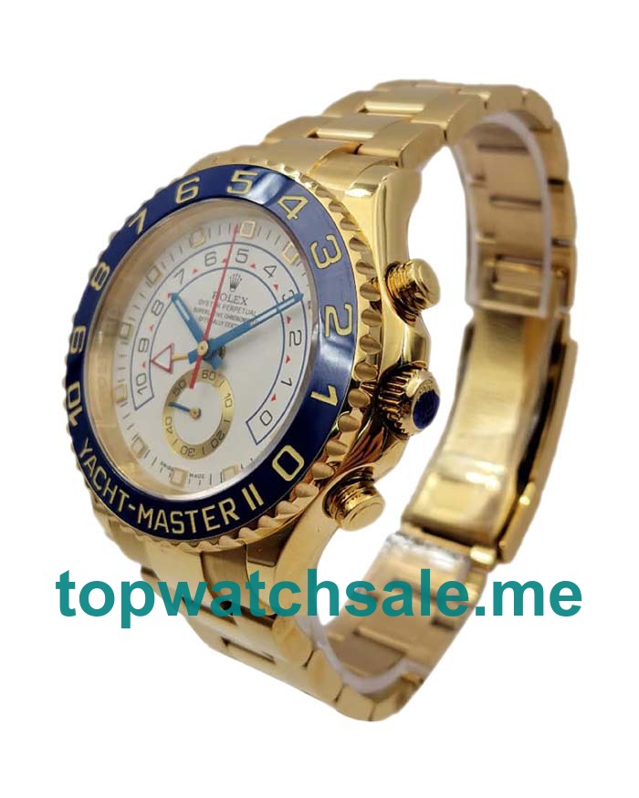 44MM Swiss Gold Cases Replica Rolex Yacht-Master II 116688 JF UK Watches >> Rolexsubmariner.me