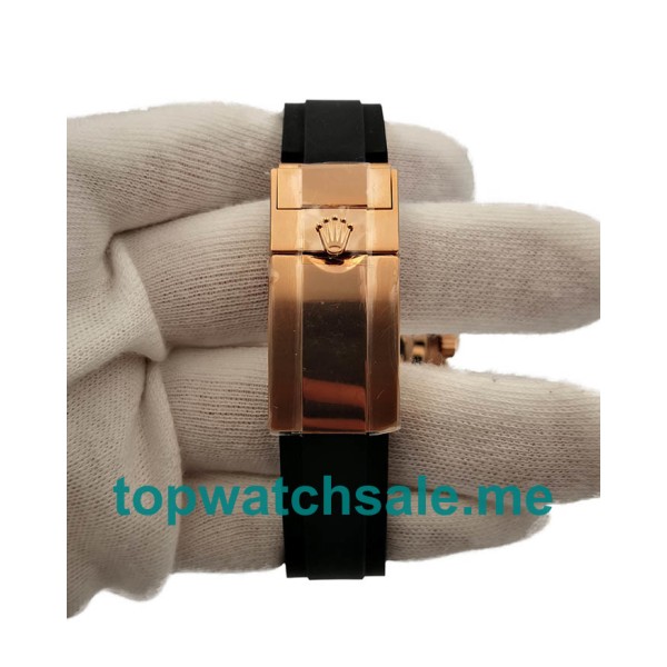 40MM Swiss Rose Gold Cases Replica Rolex Yacht-Master 40 116655 AR UK Watches >> Rolexsubmariner.me