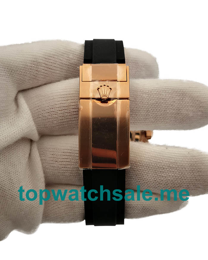 40MM Swiss Rose Gold Cases Replica Rolex Yacht-Master 40 116655 AR UK Watches >> Rolexsubmariner.me