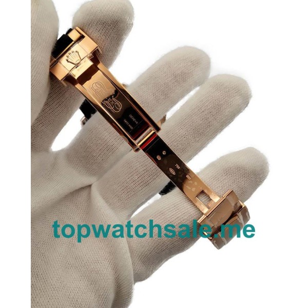 40MM Swiss Rose Gold Cases Replica Rolex Yacht-Master 40 116655 AR UK Watches >> Rolexsubmariner.me