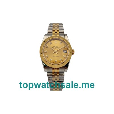 31MM Steel And Gold Cases Replica Rolex Datejust 178273 UK Watches >> Rolexsubmariner.me