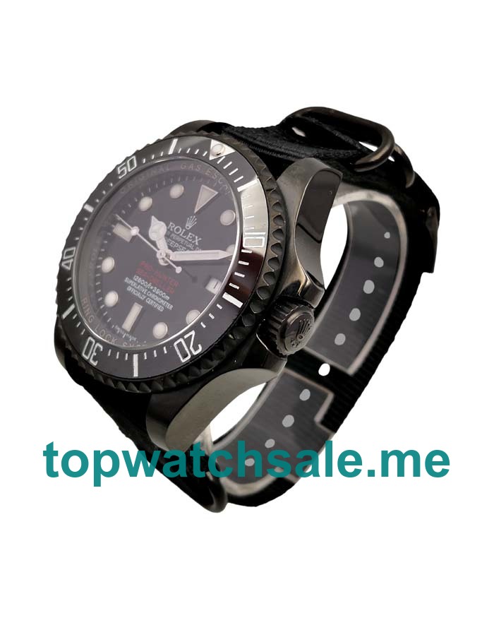 44MM Swiss Black Steel Cases Replica Rolex Sea-Dweller Deepsea 116660 UK Watches >> Rolexsubmariner.me