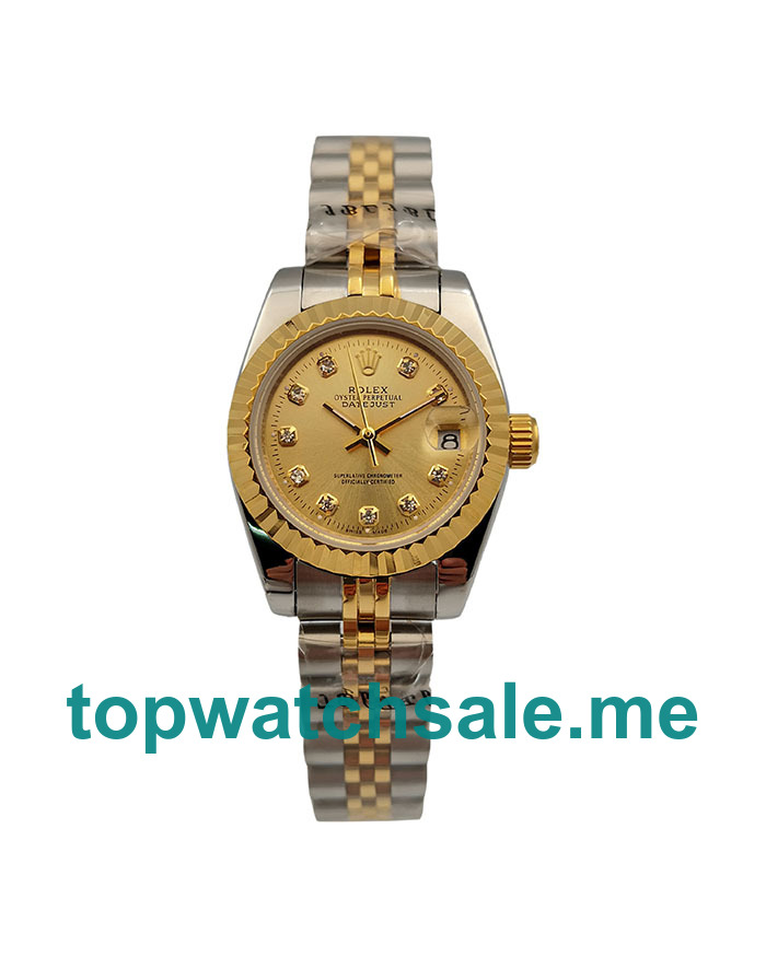 26MM Steel And Gold Cases Replica Rolex Lady-Datejust 69173 UK Watches >> Rolexsubmariner.me