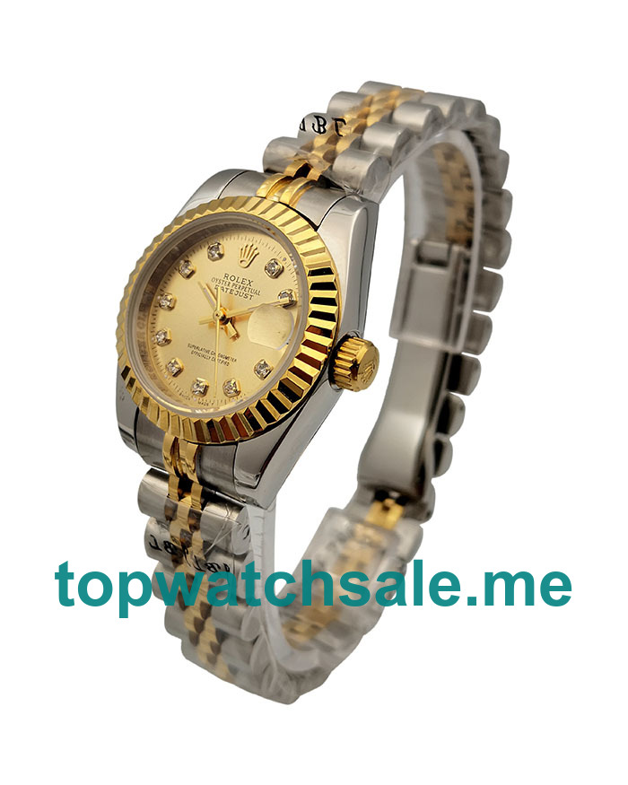 26MM Steel And Gold Cases Replica Rolex Lady-Datejust 69173 UK Watches >> Rolexsubmariner.me