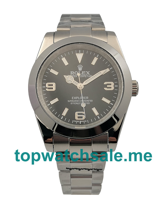 40MM Steel Cases Replica Rolex Explorer 214270 UK Watches >> Rolexsubmariner.me