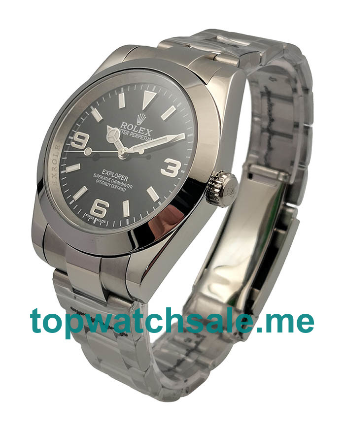 40MM Steel Cases Replica Rolex Explorer 214270 UK Watches >> Rolexsubmariner.me