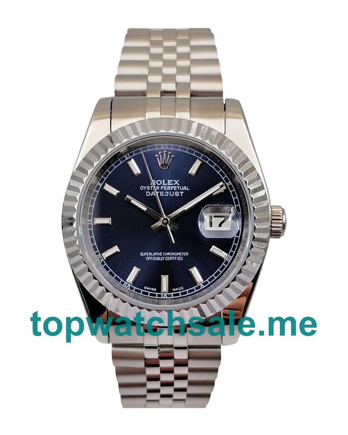 36MM Steel And White Gold Cases Replica Rolex Datejust 16234 UK Watches >> Rolexsubmariner.me