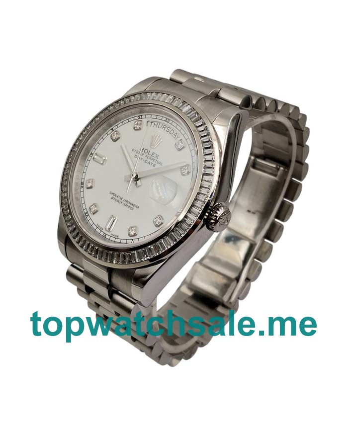 41MM Swiss Steel Cases Replica Rolex Day-Date 118346 UK Watches >> Rolexsubmariner.me