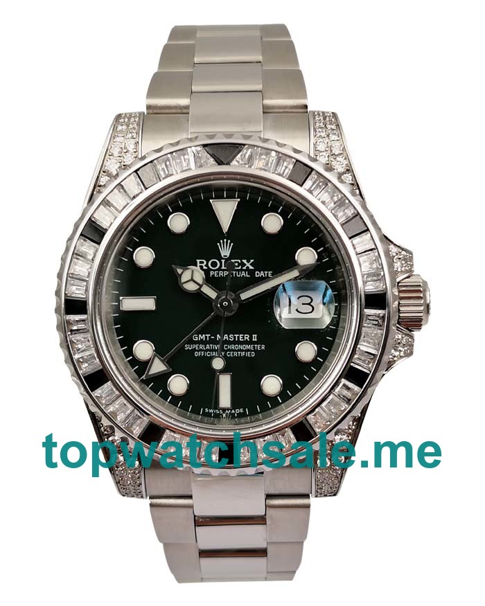 40MM Swiss Steel Cases Replica Rolex GMT-Master II 116710LN UK Watches >> Rolexsubmariner.me