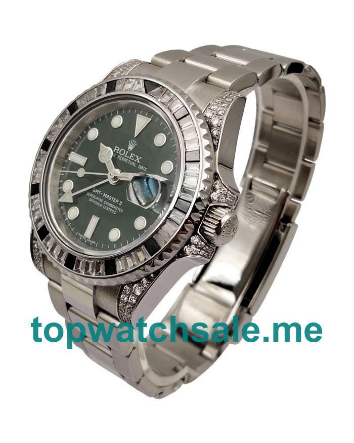 40MM Swiss Steel Cases Replica Rolex GMT-Master II 116710LN UK Watches >> Rolexsubmariner.me