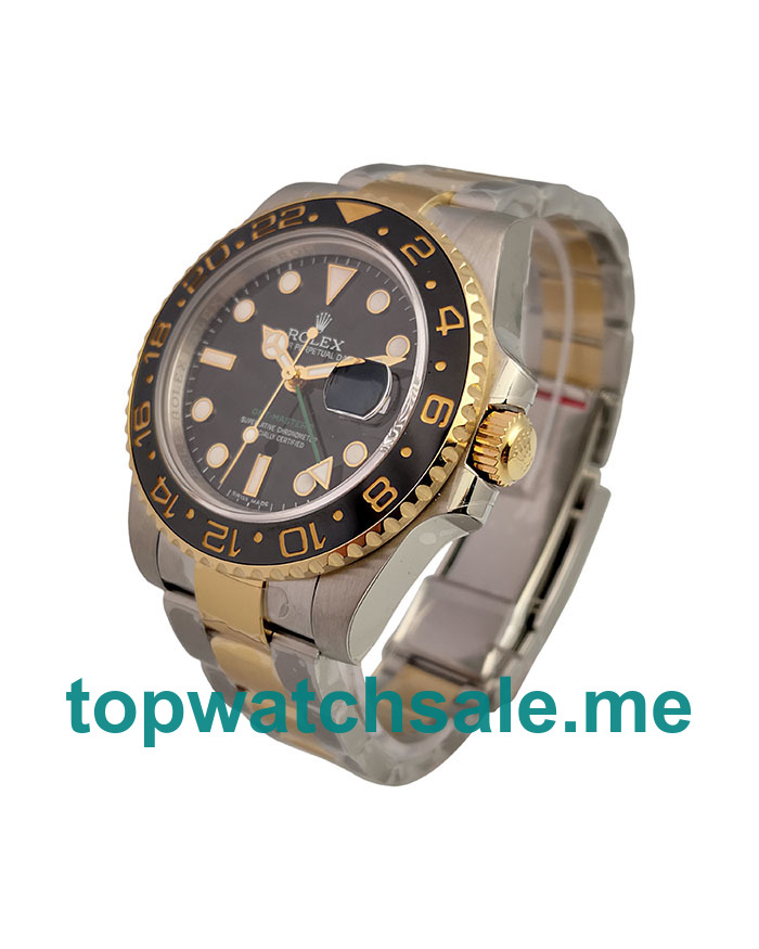 40MM Swiss Steel And Gold Cases Replica Rolex GMT-Master II 116713 LN UK Watches >> Rolexsubmariner.me