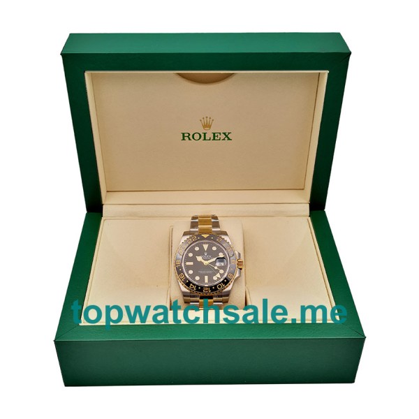 40MM Swiss Steel And Gold Cases Replica Rolex GMT-Master II 116713 LN UK Watches >> Rolexsubmariner.me