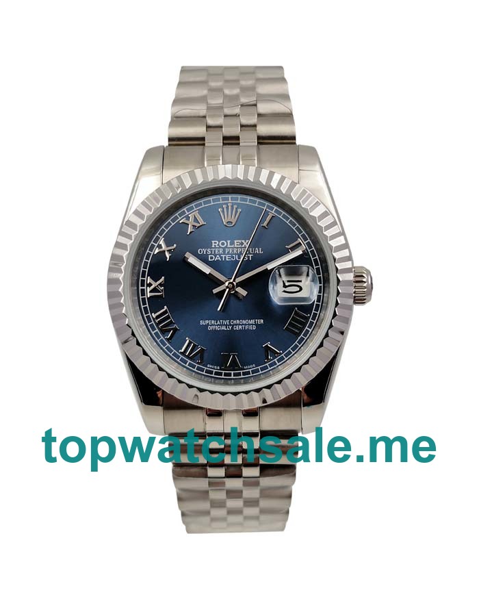 36MM Steel And White Gold Cases Replica Rolex Datejust 116234 UK Watches >> Rolexsubmariner.me